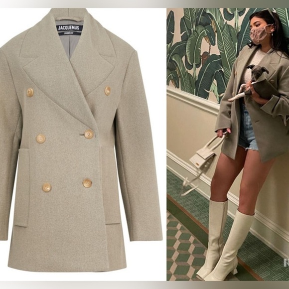 Jacquemus Le Caban Double Breasted Virgin wool blend coat